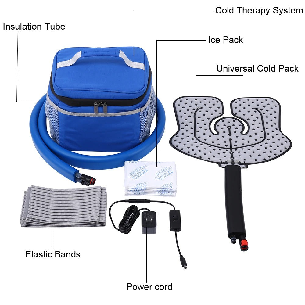 Cold Therapy Knee System | No Motorized Ice machine for knee surgery & Ideal for Post-Operative Recovery and Chronic Pain Relief