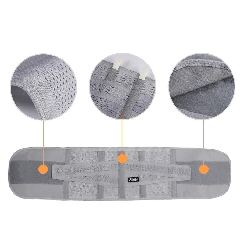 Lumbar Support Back Brace | Adjustable Stabilizing, Breathable & Low-Profile for Chronic Back Pain Relief