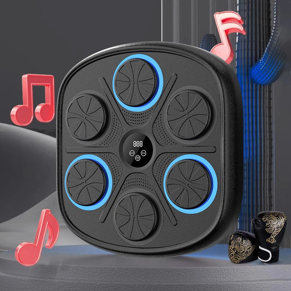 Music Boxing Machine with Bluetooth | Versatile Fitness, Stress Relief & Reaction Training for Home Workouts | Boxing punch machine
