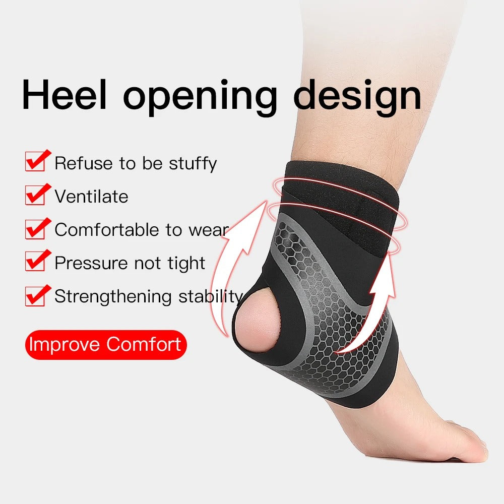 Orthopedic Ankle Brace | MalleoTrain with Compression Pads for Injury Recovery and Swelling Relief - ankle braces and supports