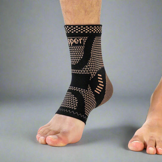 AchilloSave Ankle Braces | Viscoelastic Friction Pad & Breathable Compression for Achilles Tendon Pain Relief