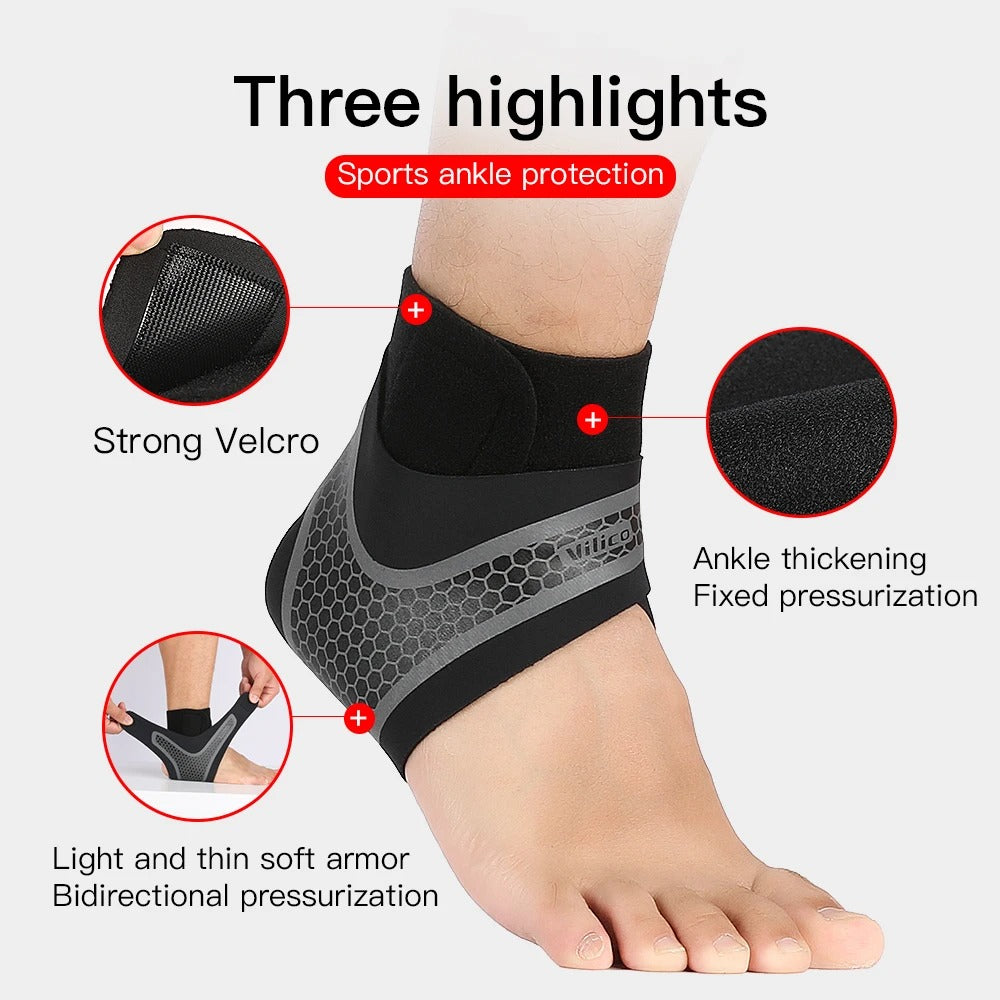 Orthopedic Ankle Brace | MalleoTrain with Compression Pads for Injury Recovery and Swelling Relief - ankle braces and supports
