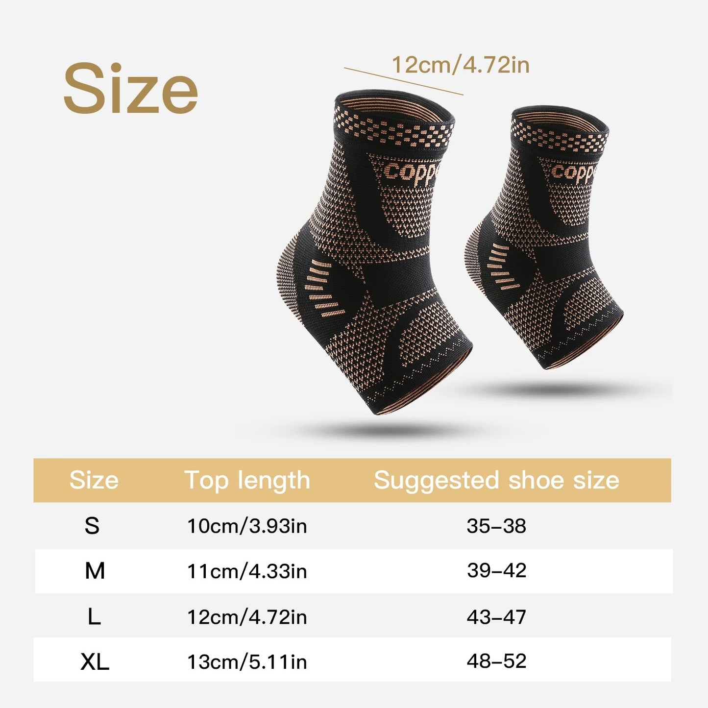 AchilloSave Ankle Braces | Viscoelastic Friction Pad & Breathable Compression for Achilles Tendon Pain Relief