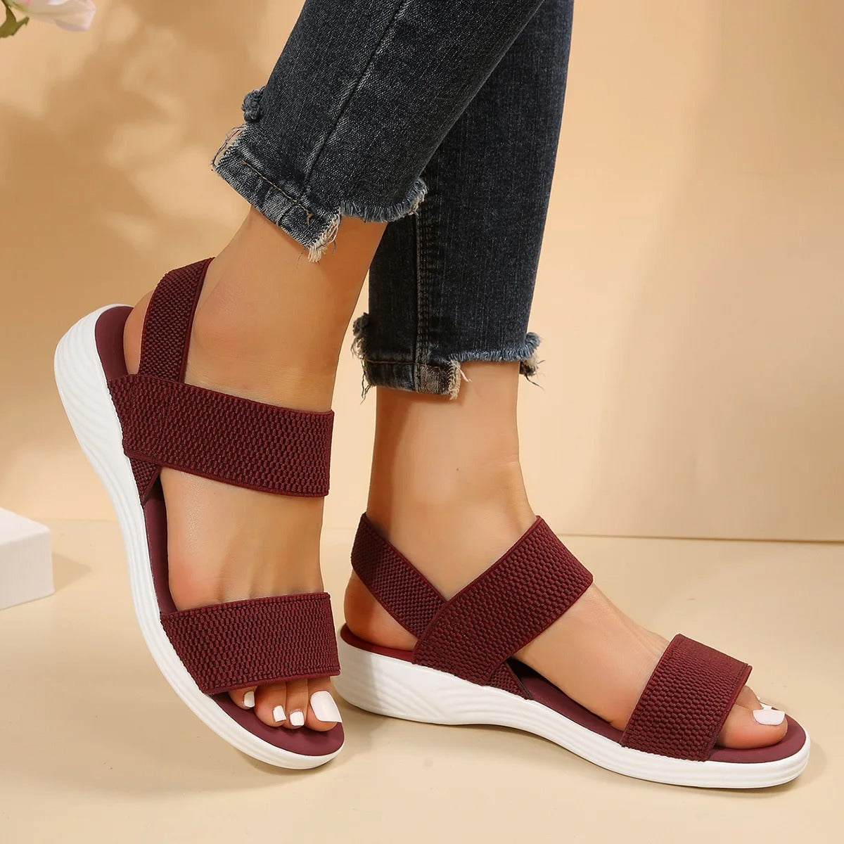 Orthopedic Sandals for Women - Comfortable Arch Support Footwear for Plantar Fasciitis Relief and Everyday Wear