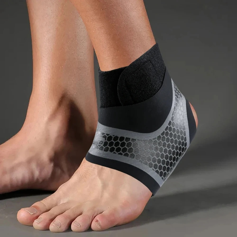 Orthopedic Ankle Brace | MalleoTrain with Compression Pads for Injury Recovery and Swelling Relief - ankle braces and supports