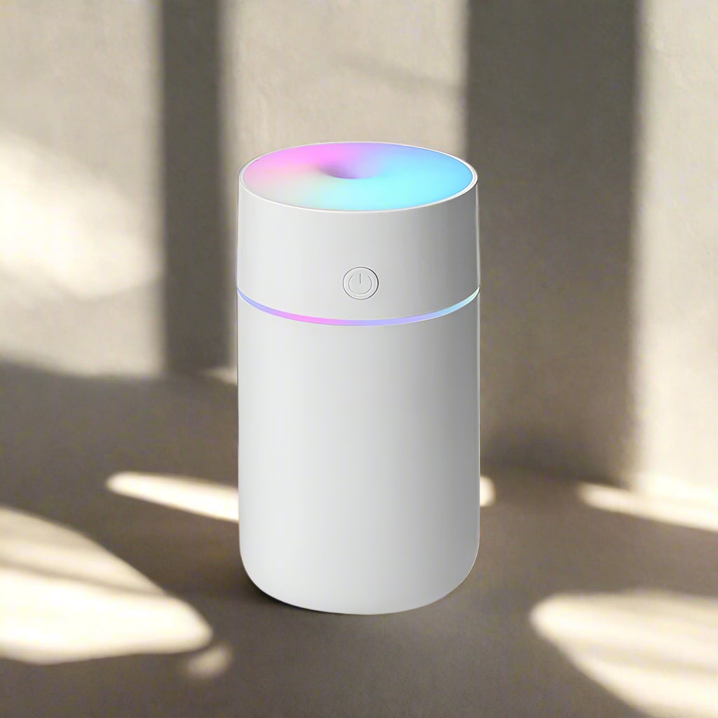 Portable Rechargeable Air Humidifier for Home, Office, and Travel - Compact Mist Maker for Improved Air Quality