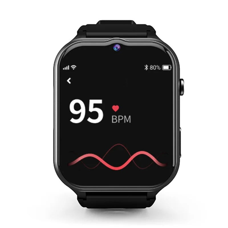 GPS Smartwatch for Seniors with Fall Detection and SOS Function – Reliable Emergency Alert Device