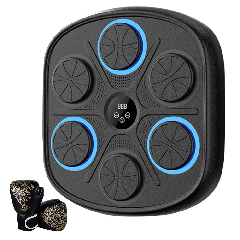 Music Boxing Machine with Bluetooth | Versatile Fitness, Stress Relief & Reaction Training for Home Workouts | Boxing punch machine