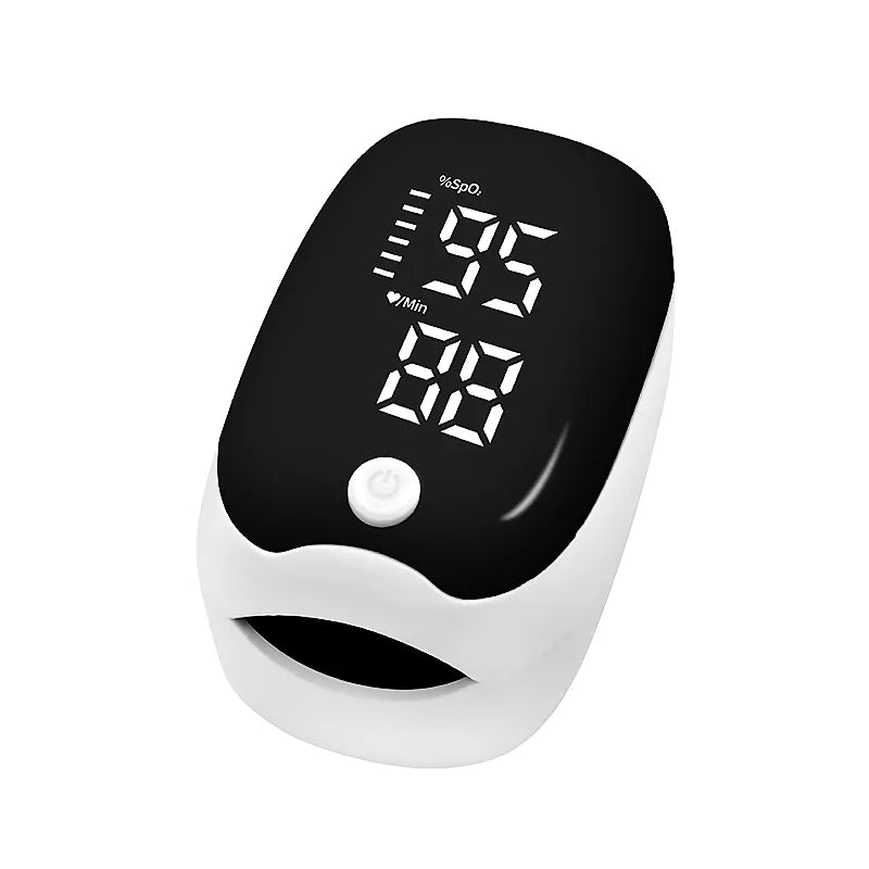 Fingertip Pulse Oximeter | Accurate Blood Oxygen Monitor with LED Display for Home and Travel Use