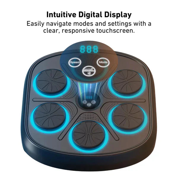Music Boxing Machine with Bluetooth | Versatile Fitness, Stress Relief & Reaction Training for Home Workouts | Boxing punch machine