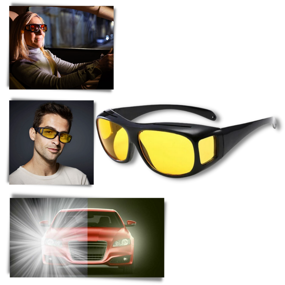 Night Driving Glasses | Polarized, Glare-Reducing & Enhanced Night Vision Clarity for Safer Nighttime Travel