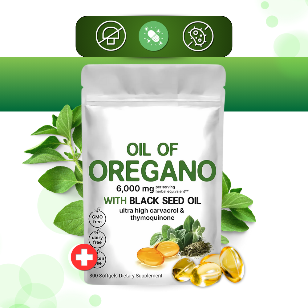 Oregano Immunity Softgels | Plant-Based, Fast Absorption & Convenient Daily Support for Respiratory Health and Overall Wellness