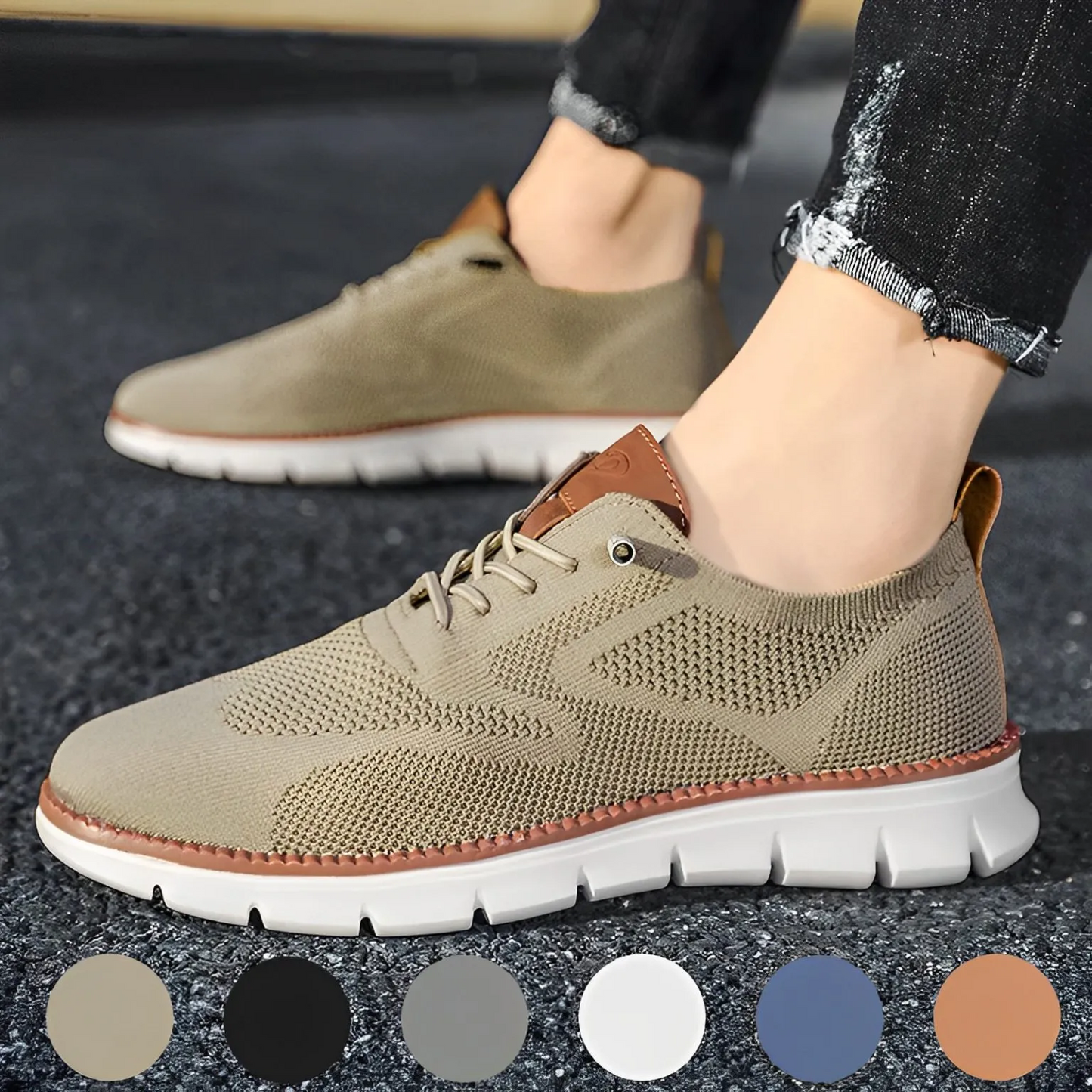 Urban Ultra Comfortable Shoes - Wide Toe Box, Lightweight & Anti-Odor for All-Day Wear