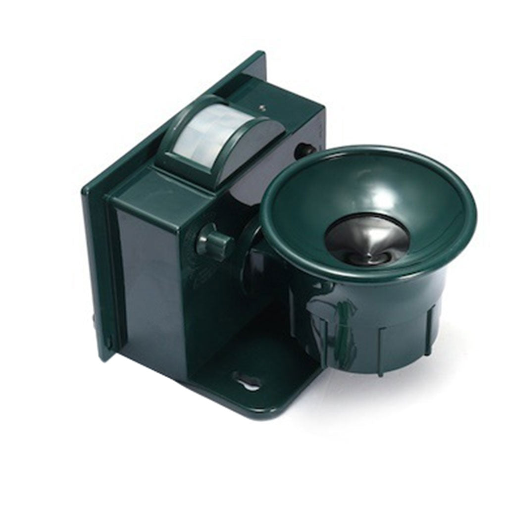 Motion Sensor Bird Deterrent - Pigeon & Crow Repeller with Sound Scare Technology for Effective Bird Control