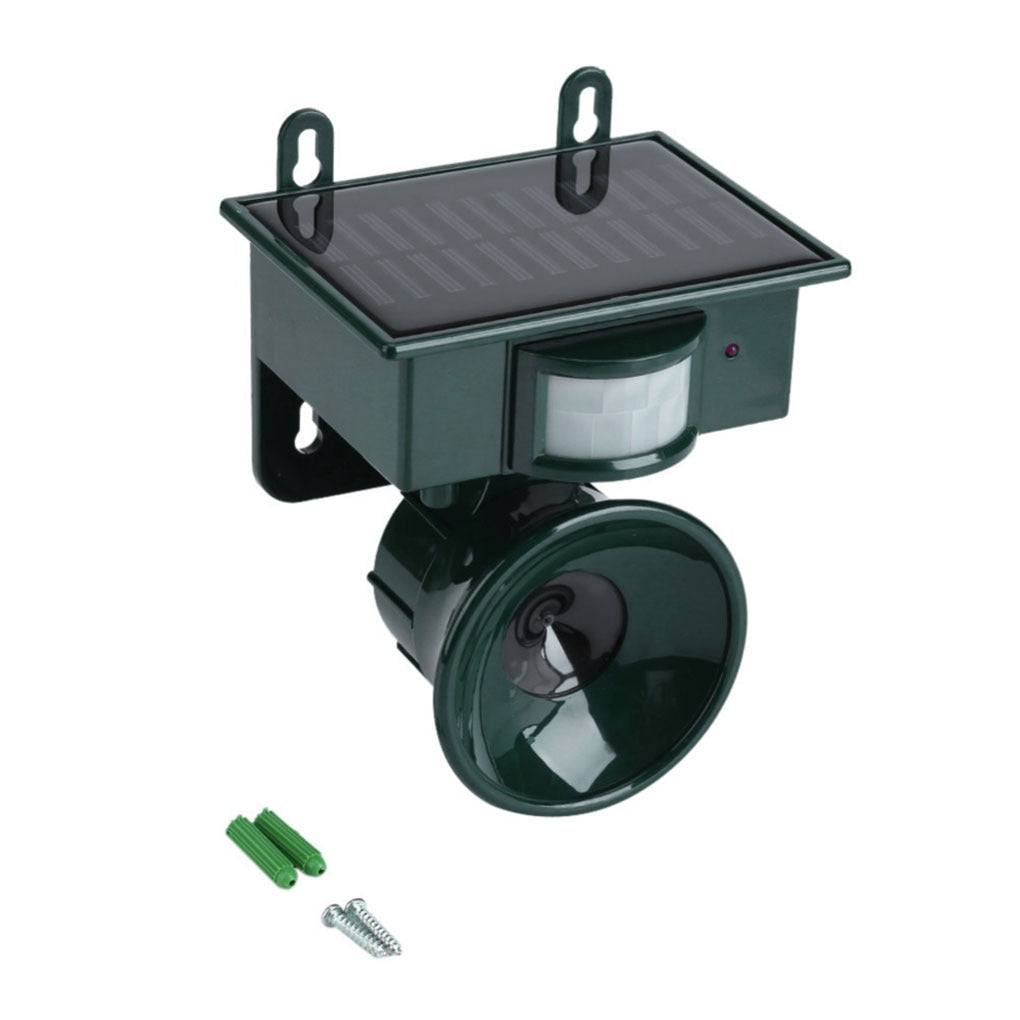 Motion Sensor Bird Deterrent - Pigeon & Crow Repeller with Sound Scare Technology for Effective Bird Control