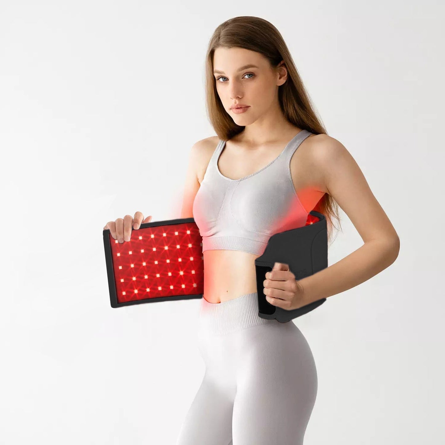 LED Red & Infrared Light Belt | Flexible Wearable Wrap with Adjustable Settings for Wellness & Relaxation