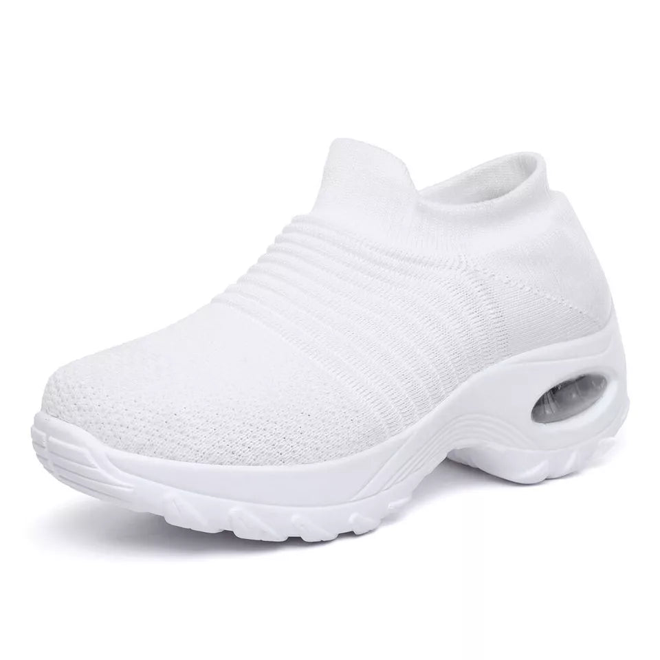 CushionStep™ Women's Slip-On Orthopedic Shoes | Air Cushion Comfort, Breathable Mesh & Non-Slip Sole for Everyday Wear and Active Lifestyle
