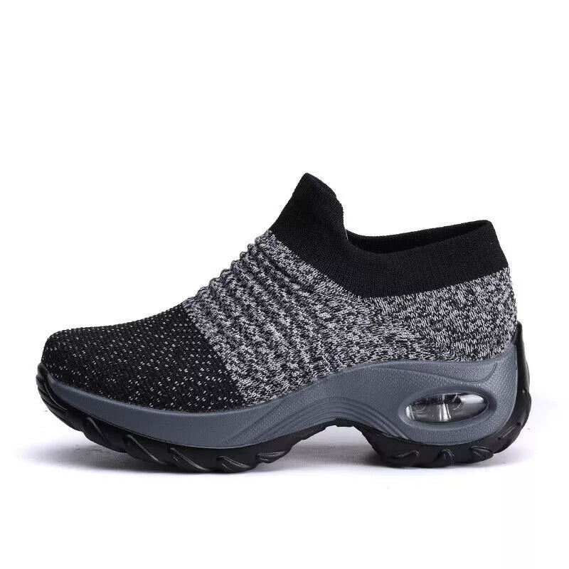 CushionStep™ Women's Slip-On Orthopedic Shoes | Air Cushion Comfort, Breathable Mesh & Non-Slip Sole for Everyday Wear and Active Lifestyle
