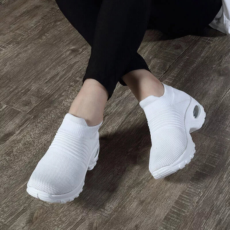 CushionStep™ Women's Slip-On Orthopedic Shoes | Air Cushion Comfort, Breathable Mesh & Non-Slip Sole for Everyday Wear and Active Lifestyle