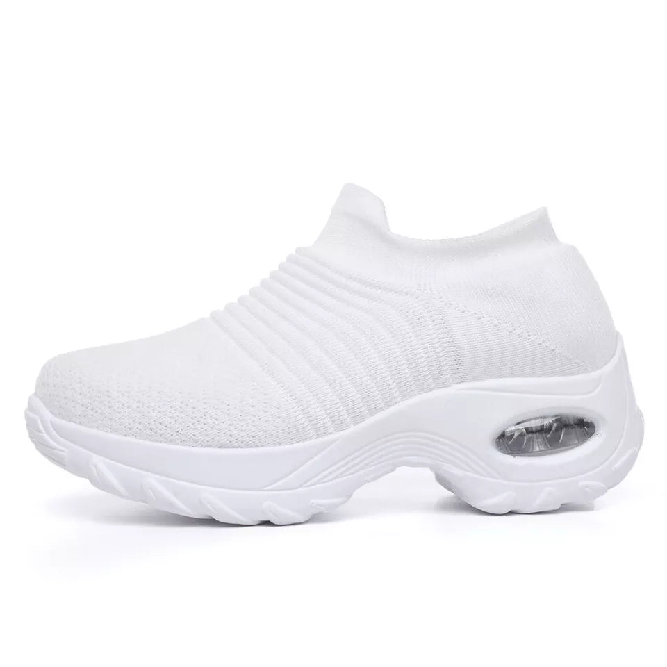 CushionStep™ Women's Slip-On Orthopedic Shoes | Air Cushion Comfort, Breathable Mesh & Non-Slip Sole for Everyday Wear and Active Lifestyle