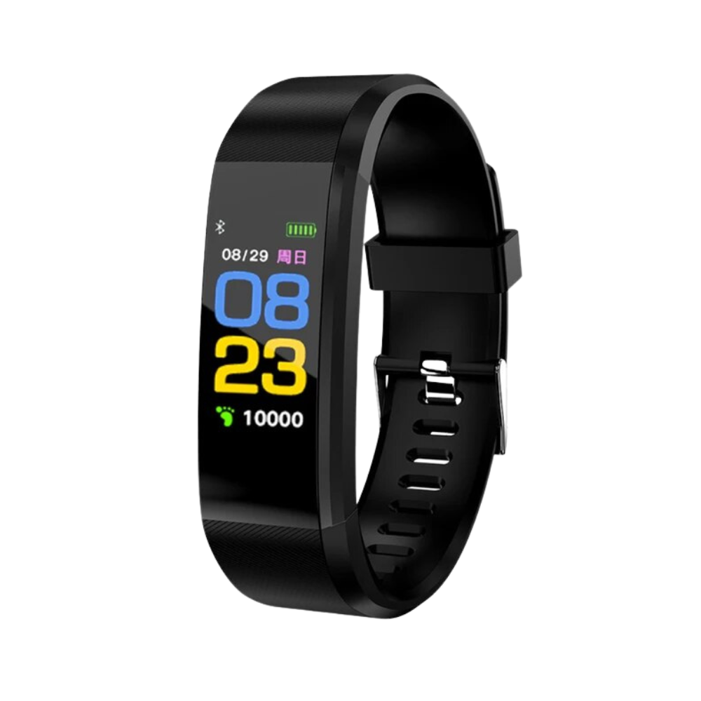 Step Counter Watch for Seniors | Smart Bracelet Easy-to-Read Display, Health Tracking & Long Battery Smartwatch