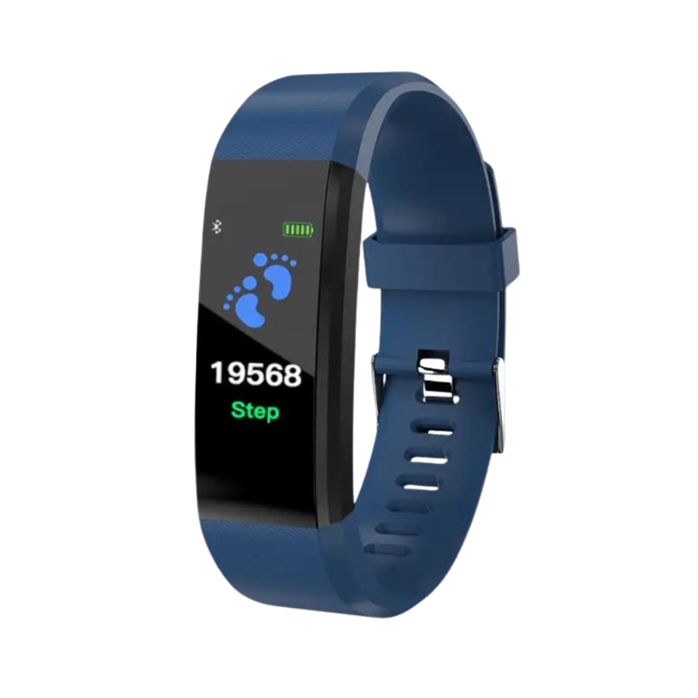 Step Counter Watch for Seniors | Smart Bracelet Easy-to-Read Display, Health Tracking & Long Battery Smartwatch