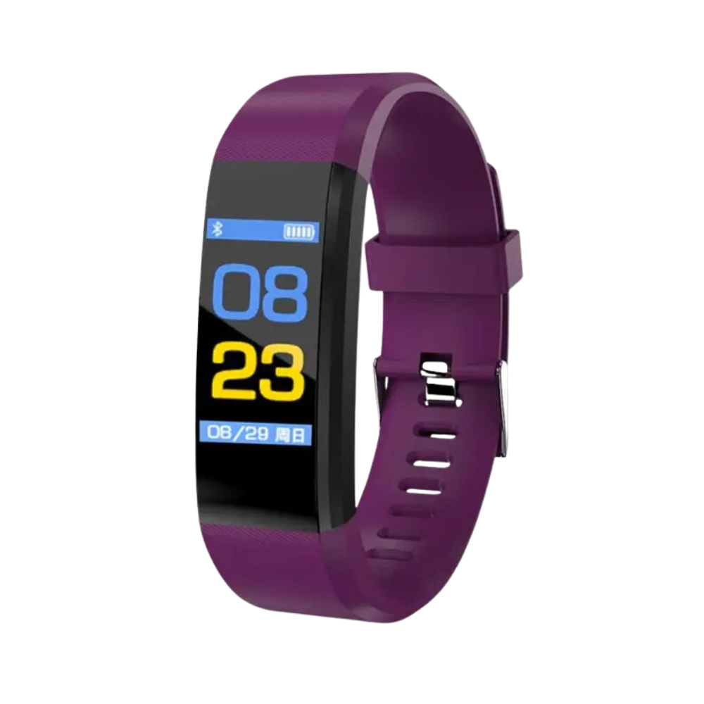 Step Counter Watch for Seniors | Smart Bracelet Easy-to-Read Display, Health Tracking & Long Battery Smartwatch