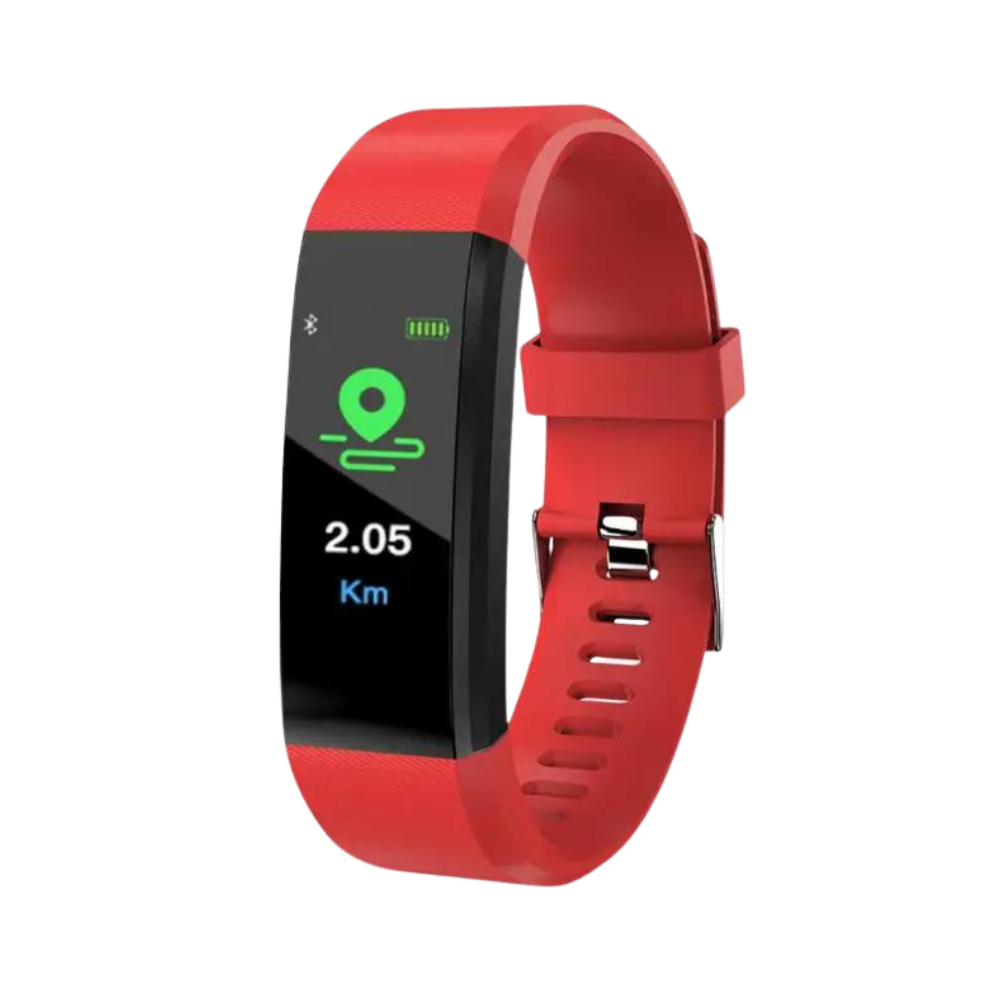 Step Counter Watch for Seniors | Smart Bracelet Easy-to-Read Display, Health Tracking & Long Battery Smartwatch