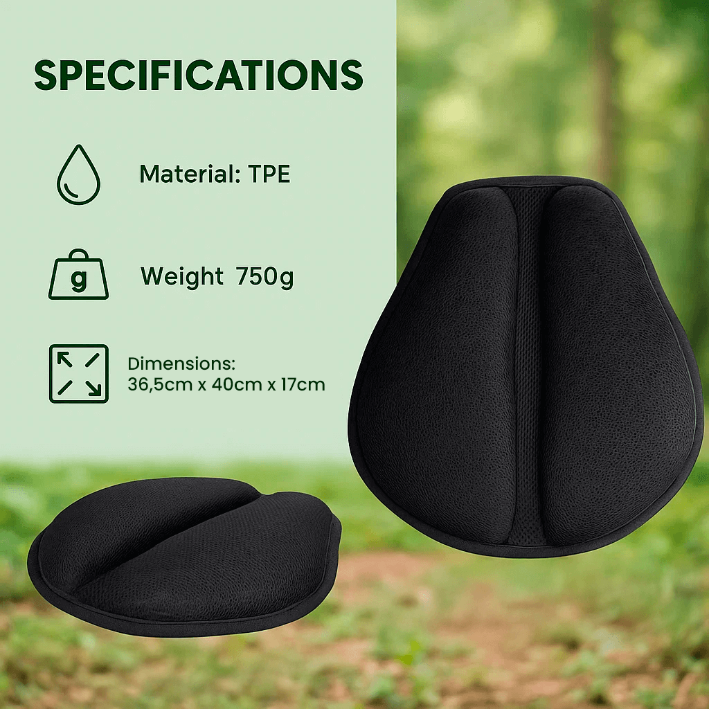 Motorcycle Gel Seat Pad for Long Distance Rides