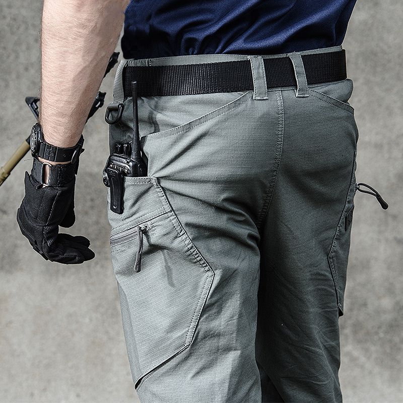 Stretch Tactical Pants for Men | Urban Tactical Cargo Pants with 9 Pockets, Army Pants, Hiking & Trekking Pants