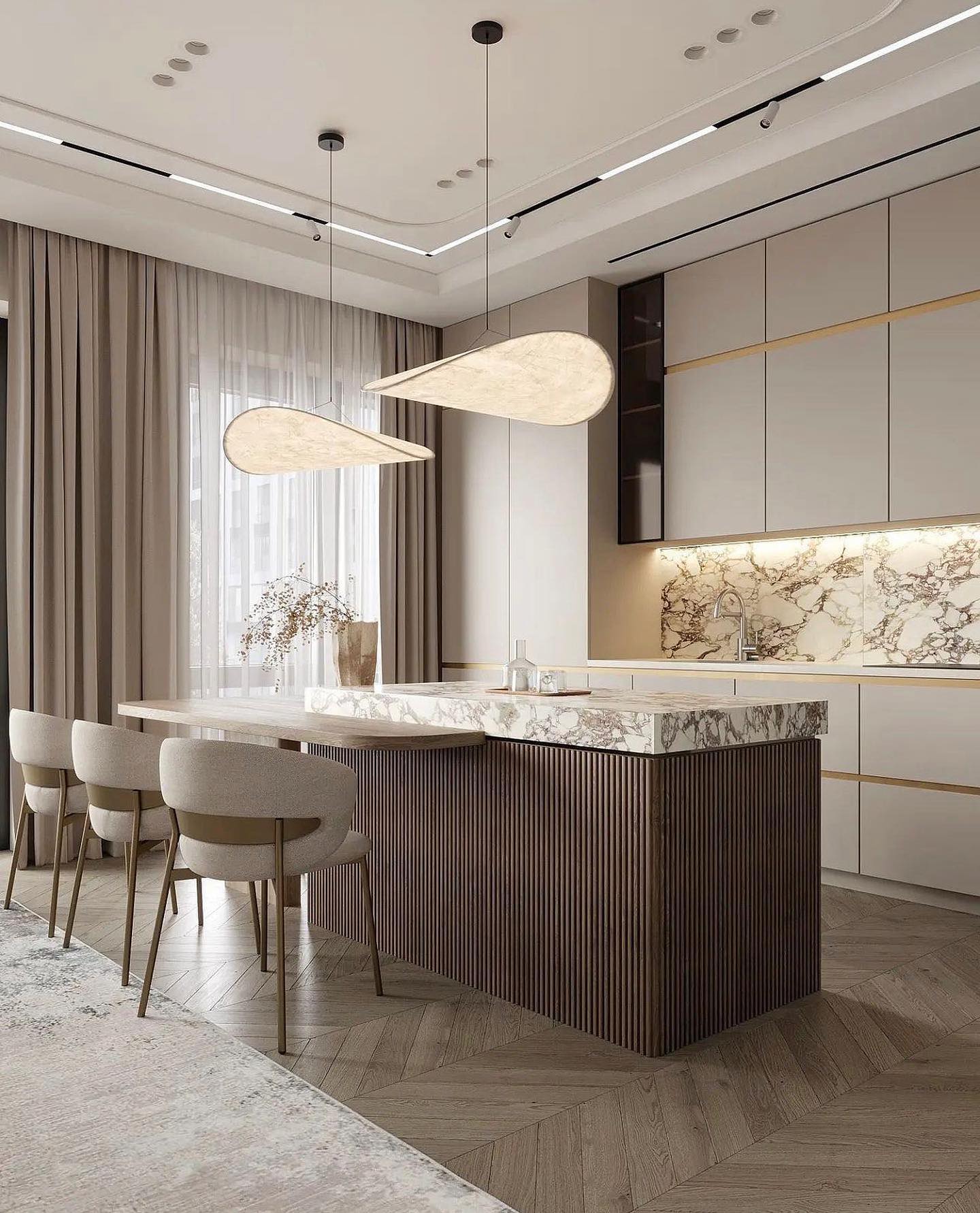 Nordic Silk Cloud Pendant Lamp | Dimmable, Adjustable Height & Ideal for Modern Indoor Decor | Wabi-sabi Style