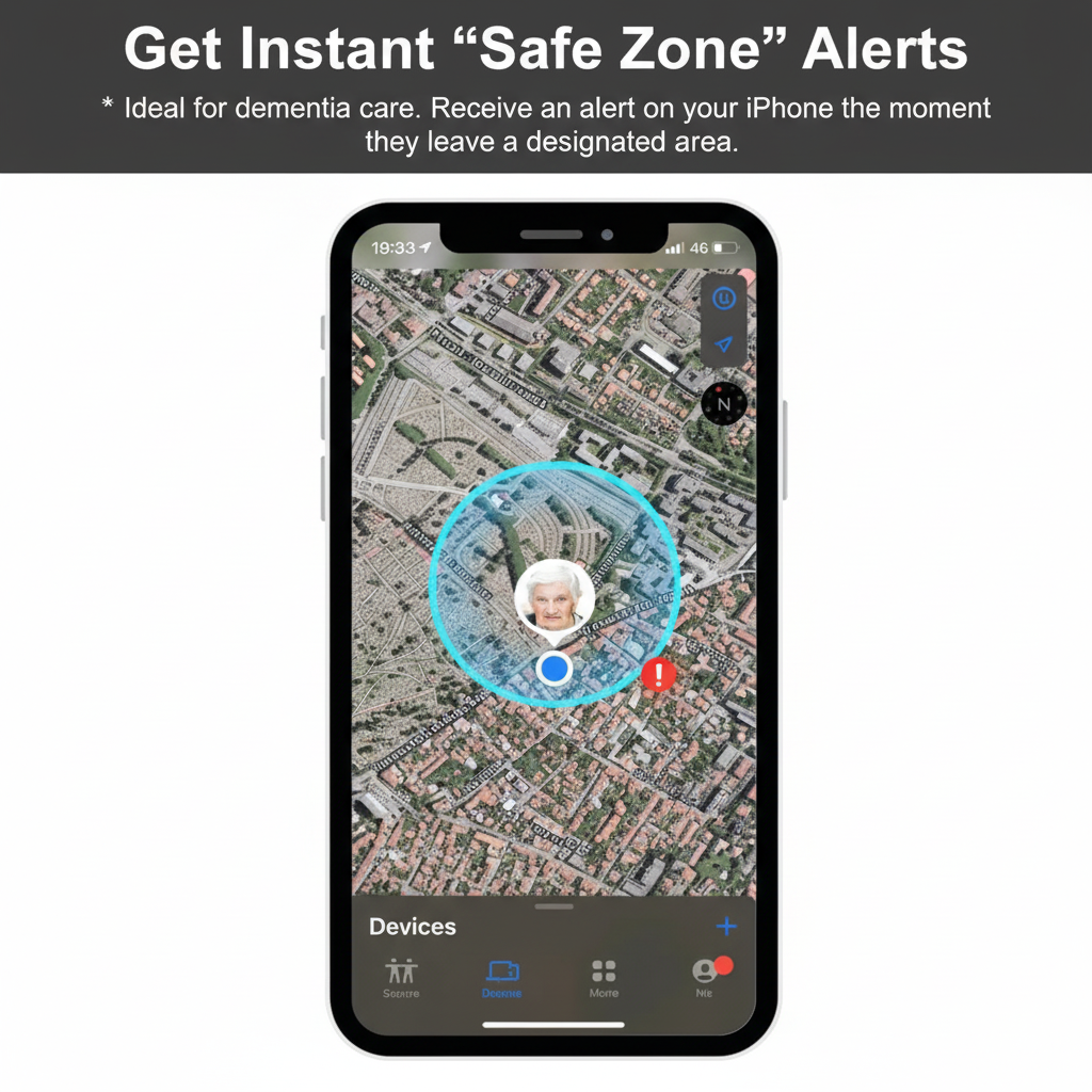 GPS Tracker for Seniors | Real-Time Tracking, Waterproof & No Subscription Fees for Peace of Mind