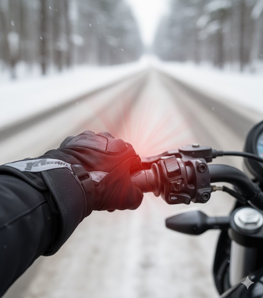 Thermo Grip Heated Gloves for Motorcyclists – USB Rechargeable and Comfortable