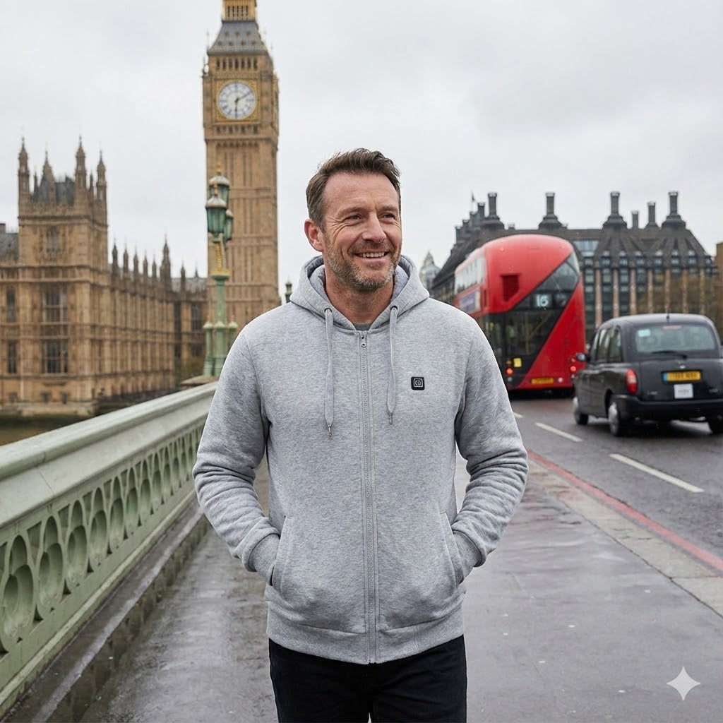 Men's Heated Hoodie Zip