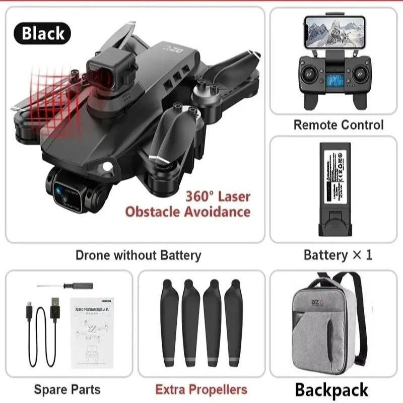 8K HD Dual Camera Drone with GPS and Brushless Motors for Aerial Photography and Videography