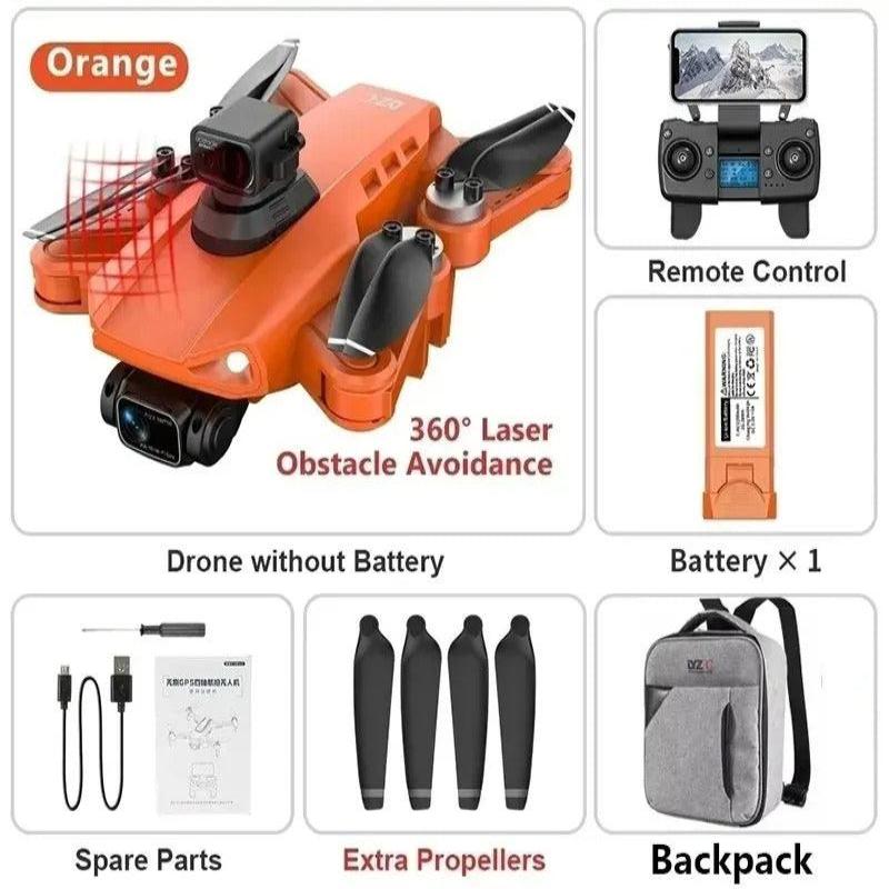8K HD Dual Camera Drone with GPS and Brushless Motors for Aerial Photography and Videography