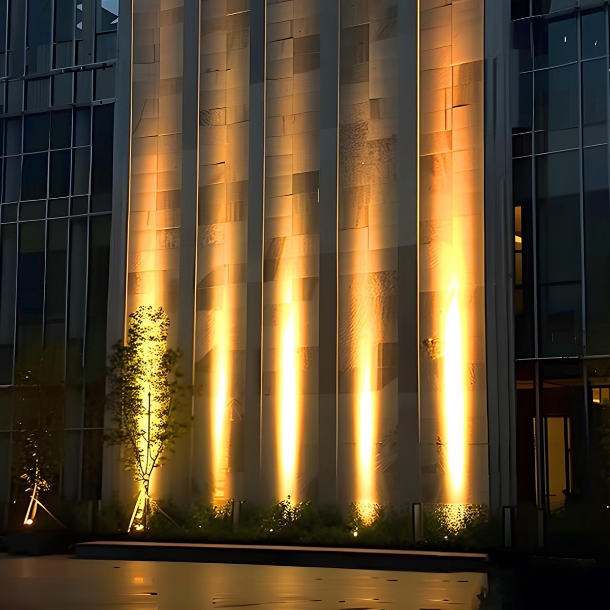 Outdoor Waterproof LED Spot Lights | Flood Lights exterior, Waterproof, Super Bright, Adjustable Color Temperature & Ideal for Garden and Villa Illumination