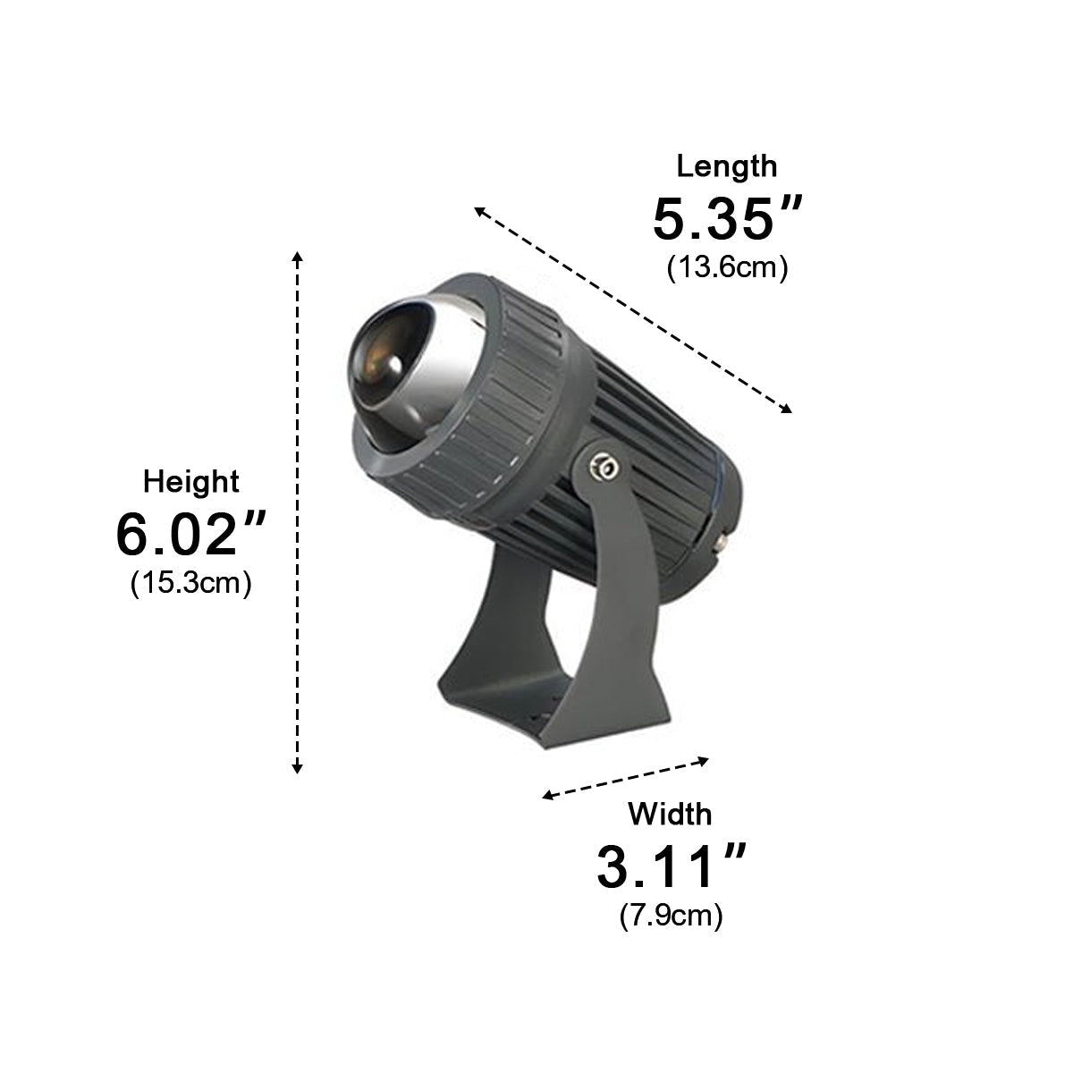 Outdoor Waterproof LED Spot Lights | Flood Lights exterior, Waterproof, Super Bright, Adjustable Color Temperature & Ideal for Garden and Villa Illumination