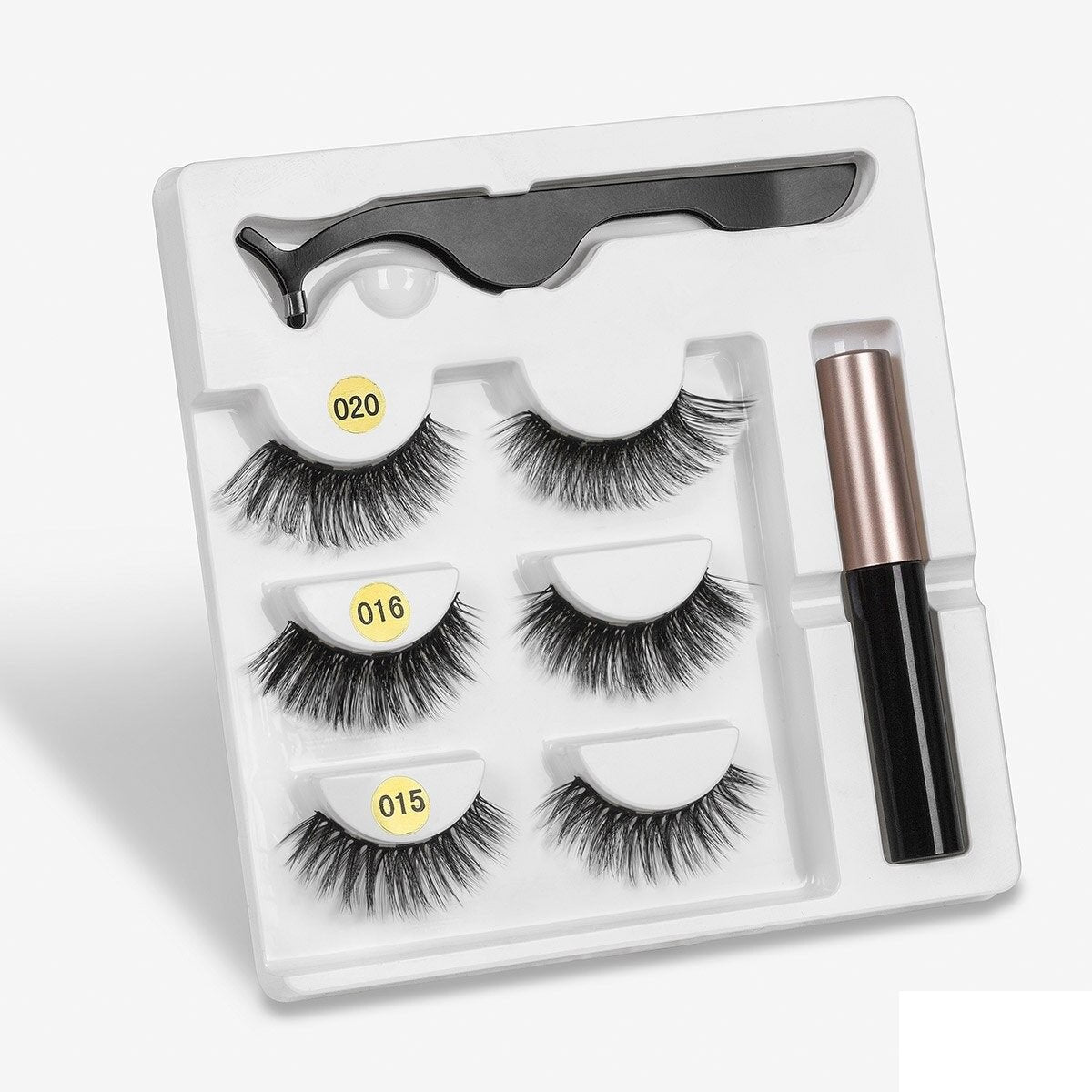 3 pairs Natural Magnetic Eyeliner Lashes