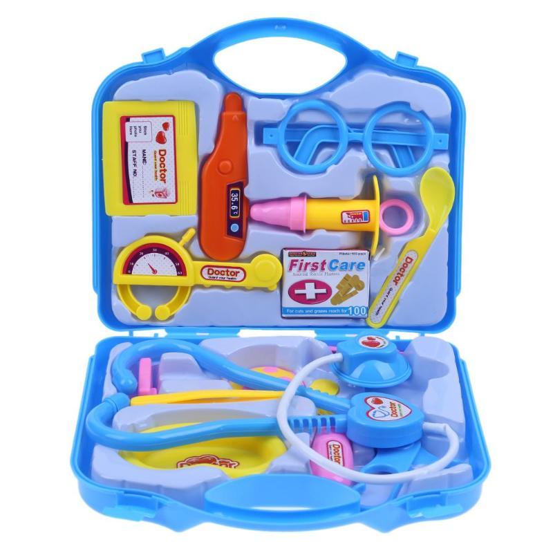 15pcs Children Pretend Set Portable Doctor Nurse Suitcase