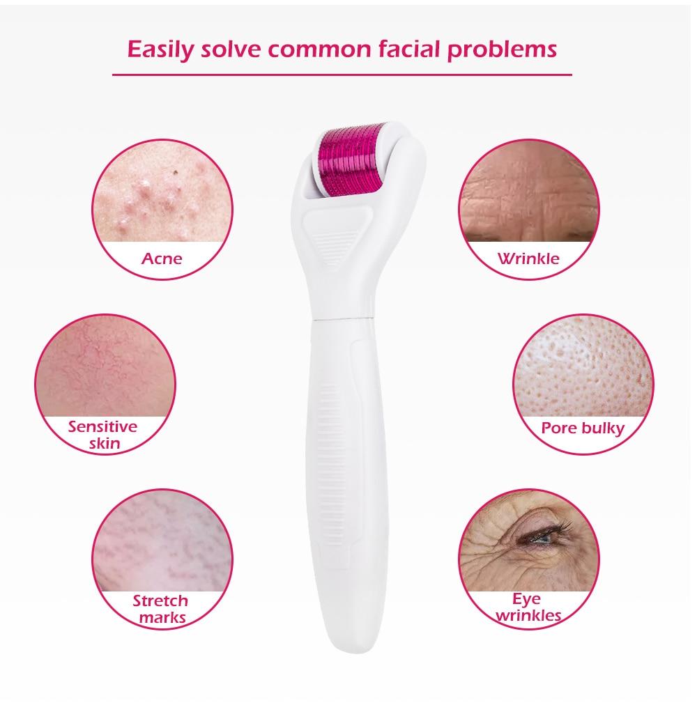 Microneedling at Home Titanium Derma Roller