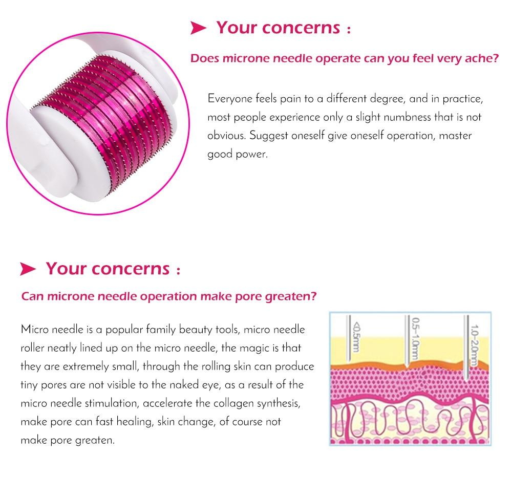 Microneedling at Home Titanium Derma Roller