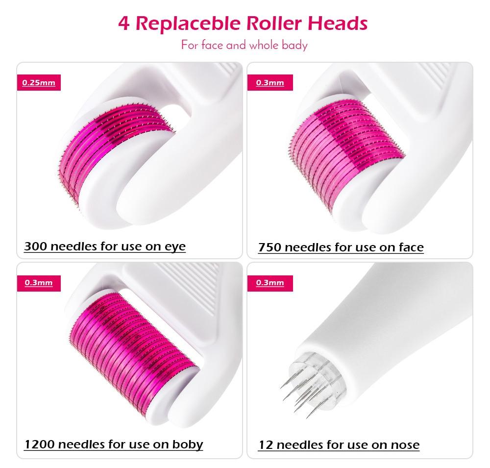Microneedling at Home Titanium Derma Roller