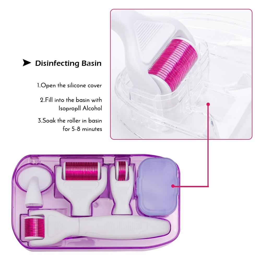 Microneedling at Home Titanium Derma Roller