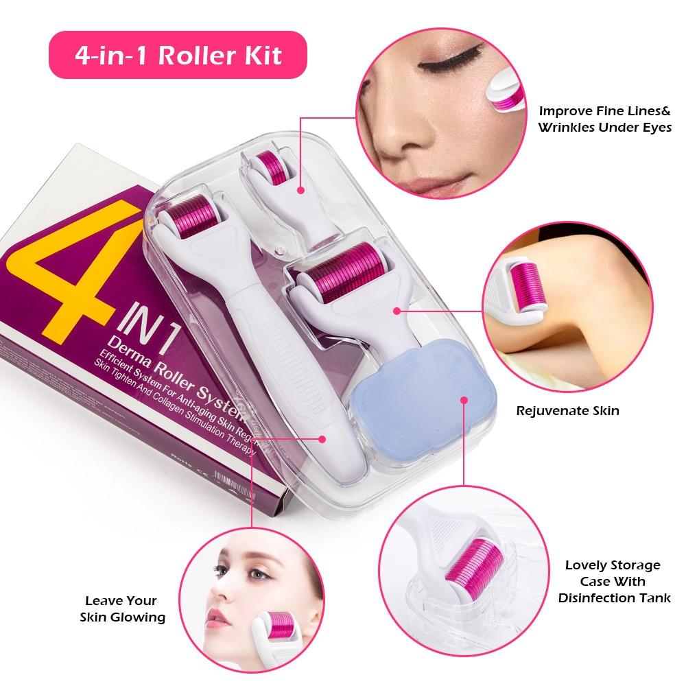 Microneedling at Home Titanium Derma Roller