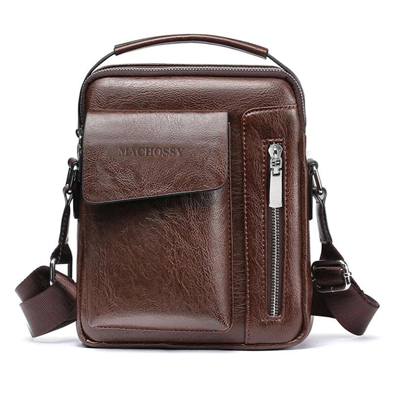 Men's Genuine Leather Sling Bag Over the Shoulder Bags