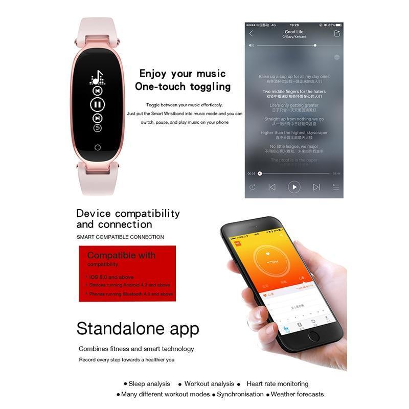 Bluetooth Waterproof S3 Fashion Women Smart Watch - Balma Home