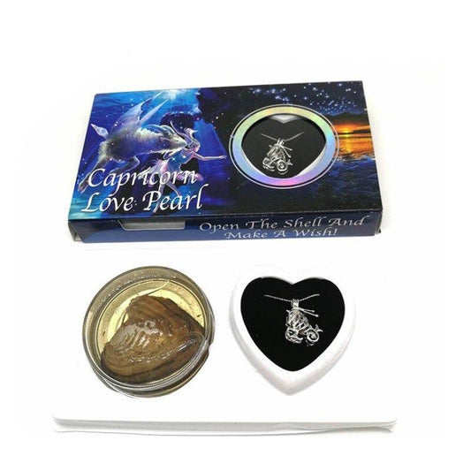 Natural Oyster Wish Freshwater Pearl Necklace Heart Love Pendant Women Mysterious Surprise Jewelry, Love