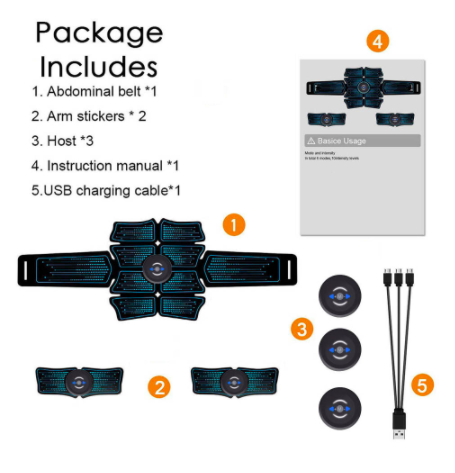Electric AB Belt - Abs Muscle Stimulator