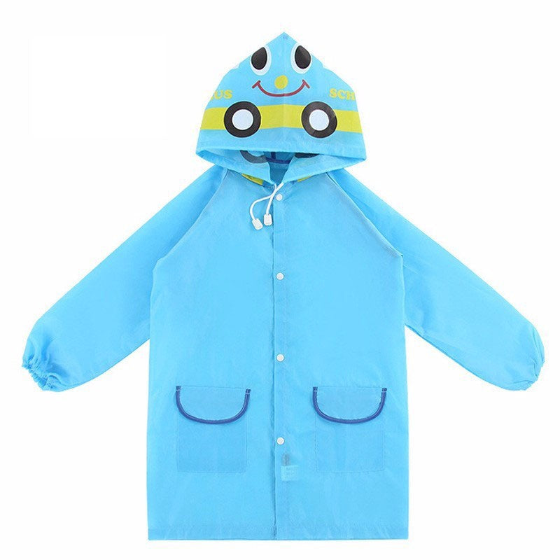 Cute Raincoat Kids Waterproof Jacket For Children 3-8 Years Sweet Baby Poncho